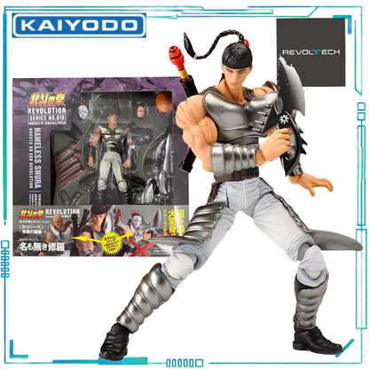 KAIYODO Genuine Revoltech Series Fist of The North Star Number 005，002,003,004,005，006， Ray ，Jyuza Movable Model Retro Toys