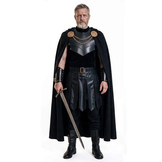Halloween Carnival Suit Agamemnon Disguise The Odyssey Cosplay Costume Adult Men Uniform Cloak Set Roleplay Fantasia Outfits