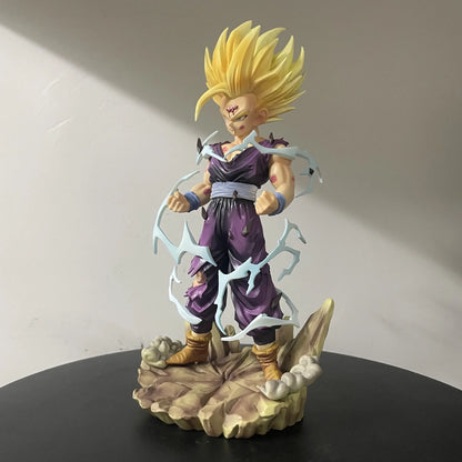 25cm/9.84in Anime Dragon Ball Z Figure Super Saiyan 2 Gohan Action Figures Pvc Collection Model Toys for Gifts