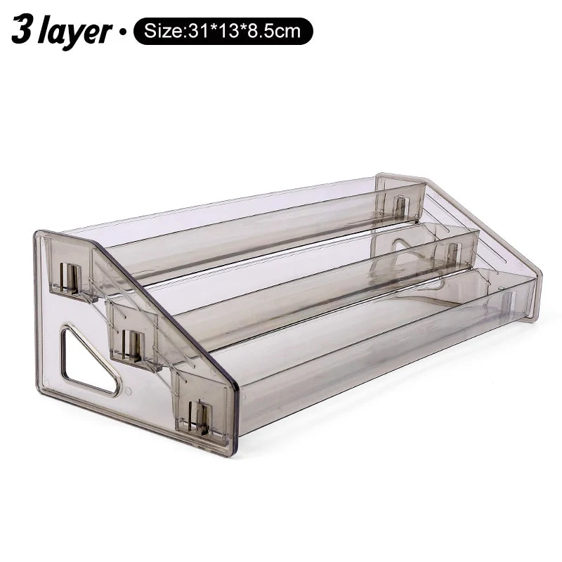 Clear Acrylic Nail Polish Display Stand Multi-layer Plastic Storage Rack UV Gel Shelf Quick Install Cosmetic Manicure Storage
