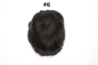Os21 0.03-0.04mm NG Clearance Thin Skin Toupee Capillary Prothesis Hair Piece For Men Hair Replacement System V Loop Men Toupee