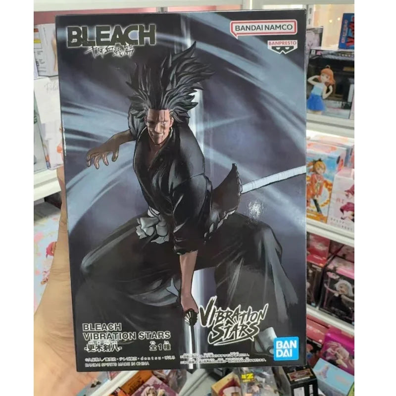 In Stock Bandai Banpresto Original Bleach Zaraki Kenpachi Animation Peripheralsmodel Toys Statue Garage Collectible Ornaments