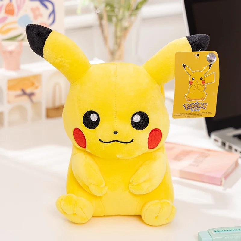 Newest Pokemon Collection Plush Kawaii Pikauchu Scorbunny Sprigatito Gengar Stuffed Doll Charizard Lapras Xmas Toys Gifts