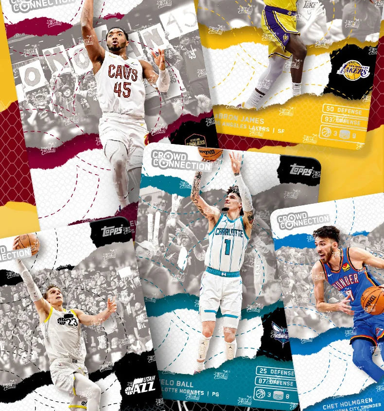 In Stock Card Game TOPPS Star Card 2025 NBA MATCH ATTAX Basketball Battle Energy Package Genuine Card Collection Gift