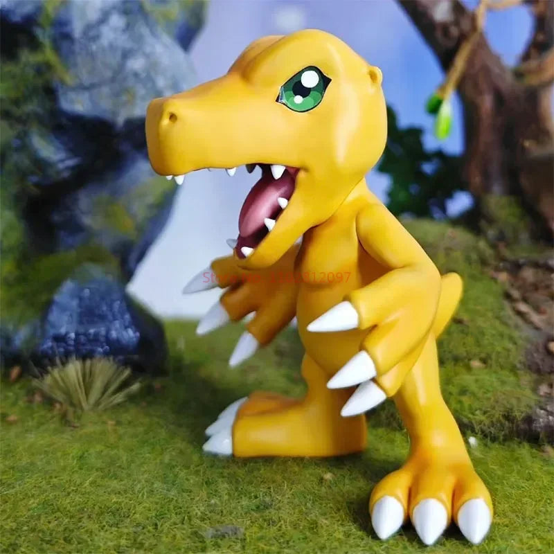 12cm Digimon Anime Figures Gk Greymon Agumon Figurine Cute Gabumon Pvc Action Figure Collectible Model Decoration Toys Gift Kids
