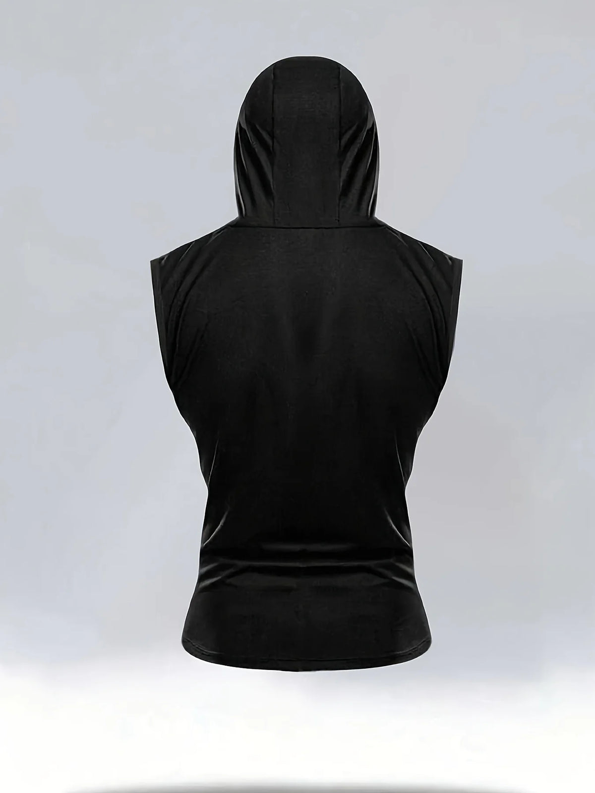 Men's Breathable Hooded Sleeveless Tank Top Casual Sports Vest Quick Dry Machine Washable Multi-Color All-Season 1 Piece