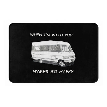 when I'm with you Hymer so happy Non-slip Doormat Floor Mat Absorbent Mat Carpet Rug Kitchen Entrance Home Bathroom Footpad Mats