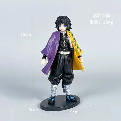 Demon Slayer Love Pillar Mitsuri Kanroji Tanjiro Figurine Friendship Outfit Model Display Cute Fun Gift for Friends