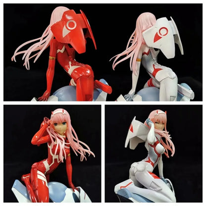 16CM Darling In The Franxx Zero Two 02 Action Figure Model Toys Desktop Ornament Decoration Collectible Toys Statue Gifts