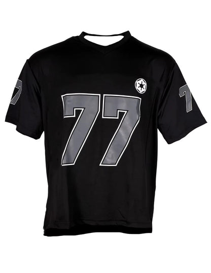 Star Wars Darth Vader No. 77 Sports Jersey Style 3D Printed T-shirt Featuring Breathable Quick-drying Sports Design Adults/Kids