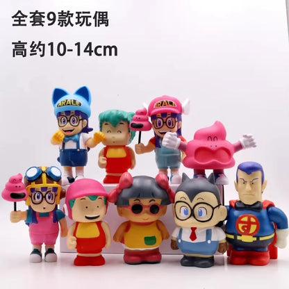 20cm Arale Dr Slump Special Edition Cartoon Stupid Superman Little Child Kawaii Statue Anime Figure Doll Decoration Kid Toy Gift
