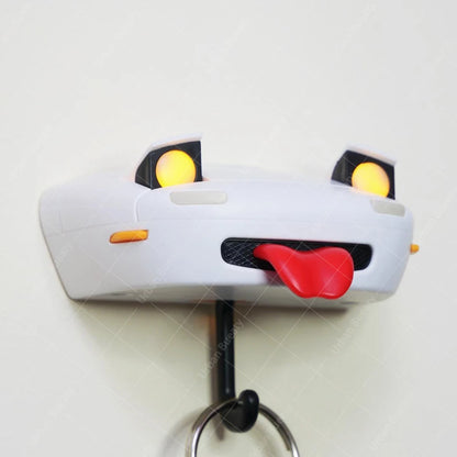 Auto Keychain Flashlight MX-5 RX-7 Car Key Holder Gift Wall Mounted Headlight Decor Creative Auto Decoration Key Rack