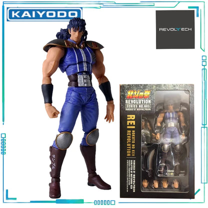 KAIYODO Genuine Revoltech Series Fist of The North Star Number 005，002,003,004,005，006， Ray ，Jyuza Movable Model Retro Toys