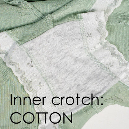 3Pcs/Set Ice Silk Boyshort Women Low Waist Panties Female Underpants Solid Color Lace Underwear Sexy Lingerie M-XL Boyshorts