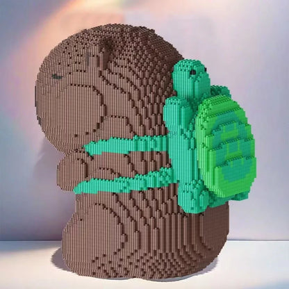15026 Pieces Capybara Backpack Building Blocks 3D Stacking Model Ornament - Suitable for All Holiday Gifts