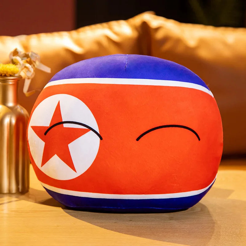 Country Ball Plush Toys 70 Styles 10cm Polandball Pendant Country Balls Countryball Stuffed Doll Xmas Birthday Gifts for Kids