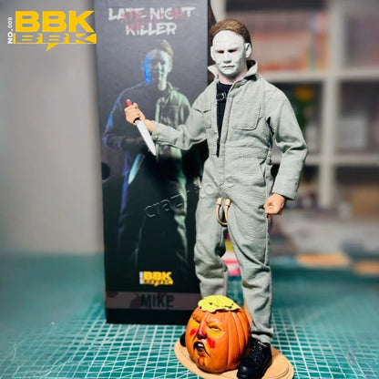 1/6 BBK Halloween Michael Myers Pumpkin Head Version Action Figure Movable Joint Toy Character Collectibles