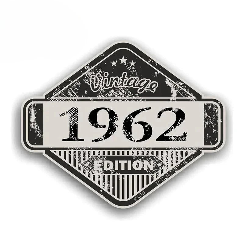 Custom Rusty Patina Aged Vinyl Sticker EARLFAMILY Vintage Car Decal for Window Bumper