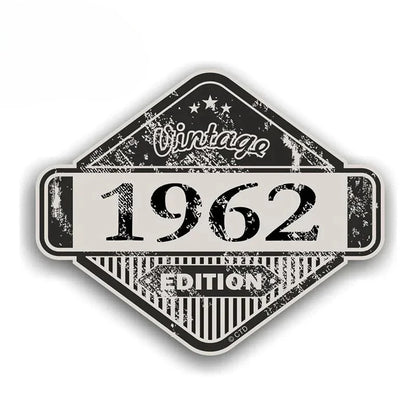 Custom Rusty Patina Aged Vinyl Sticker EARLFAMILY Vintage Car Decal for Window Bumper