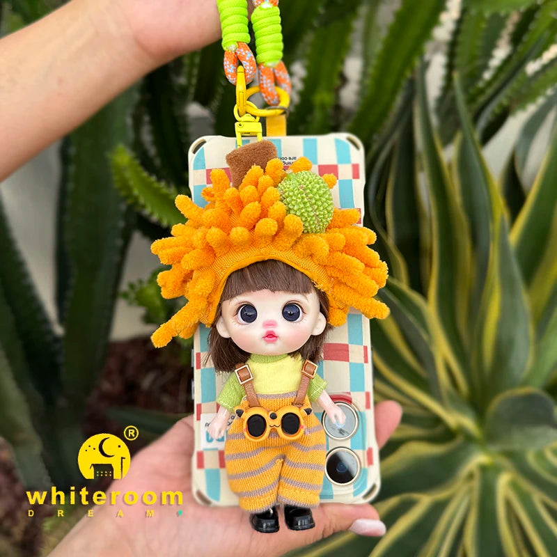Mini Doll Dolls for girls Labbu doll pocket blyth Boy girl Doll Barbi cry Baby Rainbow Ball jointed doll Mobile phone Decoration