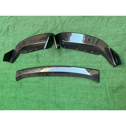For BMW M2 G87 2022+ Carbon Fiber Car Front Bumper Diverter Spoiler Diffuser Front lip chin Shunt AD Style body kit