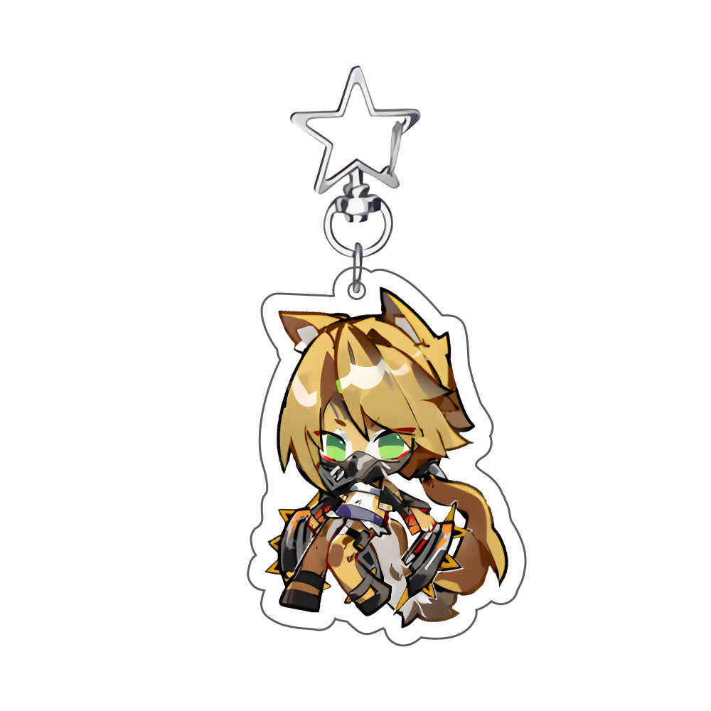 New Hot Game Zenless Zone Zero Keychains Pendant Car Ellen Joe Seth Lowell Jane Doe Von Lycaon Nicole Fans cosplay Gifts