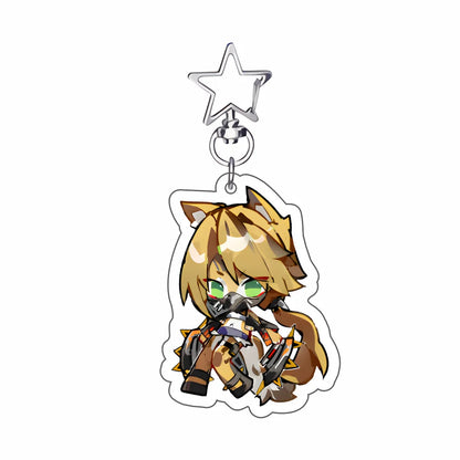 New Hot Game Zenless Zone Zero Keychains Pendant Car Ellen Joe Seth Lowell Jane Doe Von Lycaon Nicole Fans cosplay Gifts