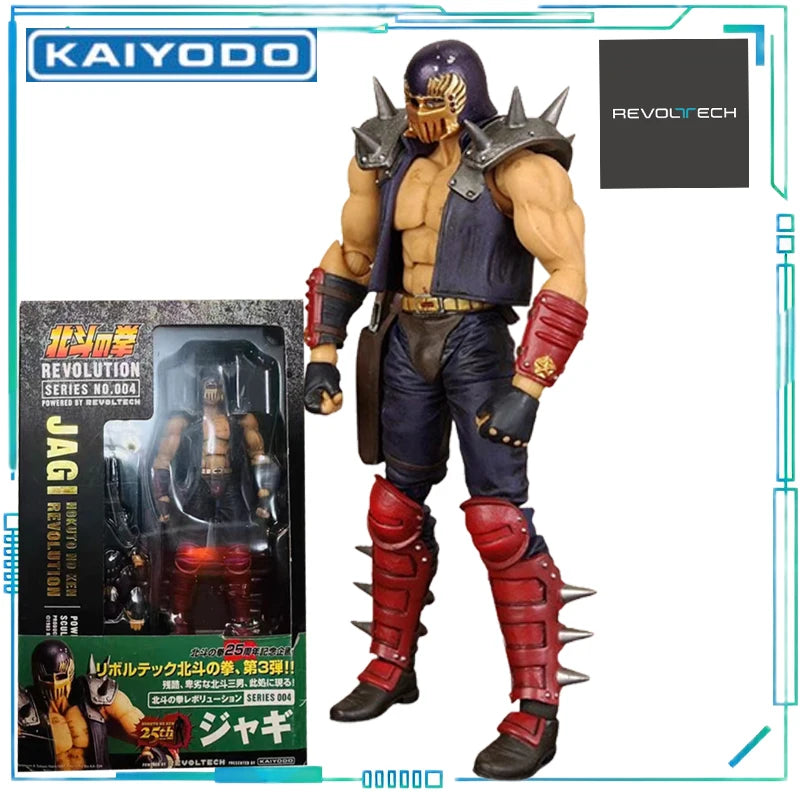 KAIYODO Genuine Revoltech Series Fist of The North Star Number 005，002,003,004,005，006， Ray ，Jyuza Movable Model Retro Toys