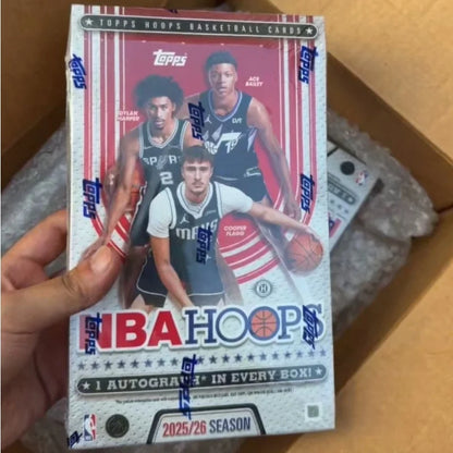 In Stock Original 2025/26 Topps Hoops NBA Basketball Series Value Edition Collectible Trading Card Collection Surprise Toy Cards