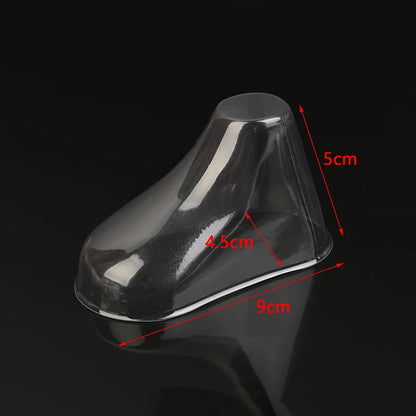 10PCS Clear PVC Child Booties Showcase Support Frame Feet Plastic Shoe Mold Baby Shoe Stretcher Socks Display Stand
