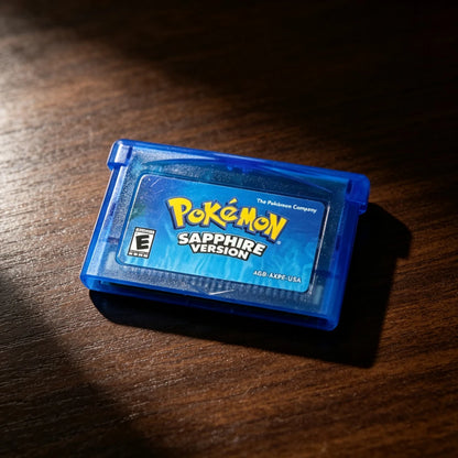 USA Pokémon 32 Bit Video GBA Game Card Bundle English Version Ruby Sapphire Emerald FireRed LeafGreen Gameboy Advance Cartridge