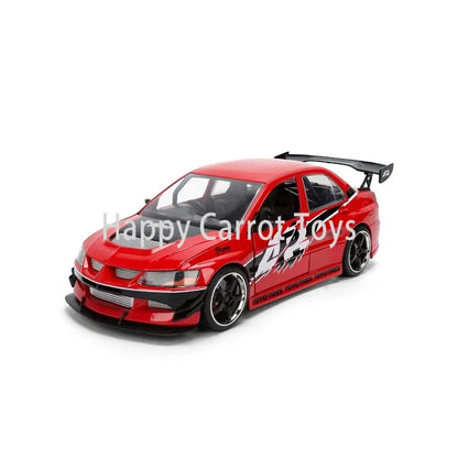 Original Jada 1:24 Fast & Furious 25th Anniversary Edition Diecast Car Model Exquisite Interior Details Metal Vehicle Gifts Toys