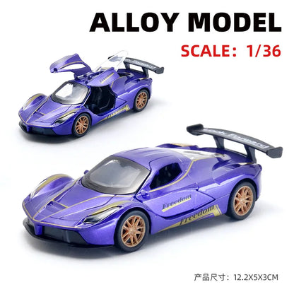 1:36 R34 MX5 RX7 AE86 Diecast Model Car Alloy Simulation Car Model for Display & Collection