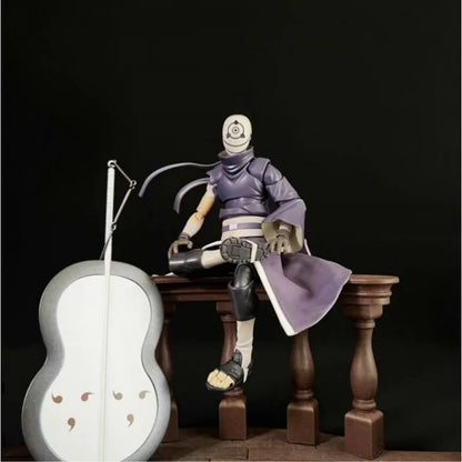 1/12 Scale Naruto Uchiha Obito Japanese Ninja Anime Male Clothes Hemline for SHF 6'' Action Figure Soldier Scene Props