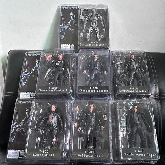 The Terminator T-800 T-1000 Endoskeleton PVC Action Figure Collectible Model Toy 7 Types 18cm
