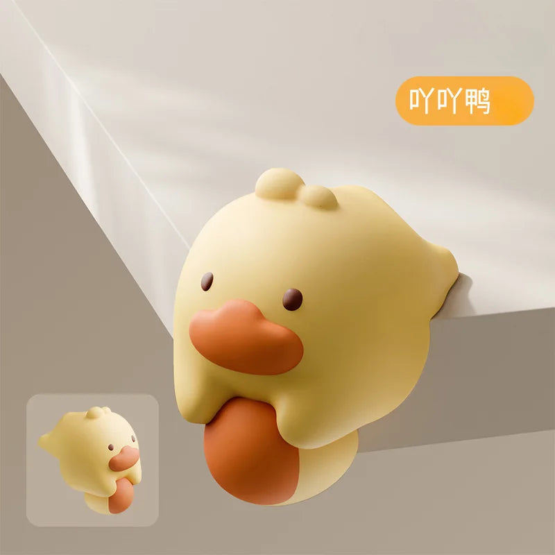 Baby table soft corner anti-collision sticker silicone window table hemming cartoon soft right angle protective cover
