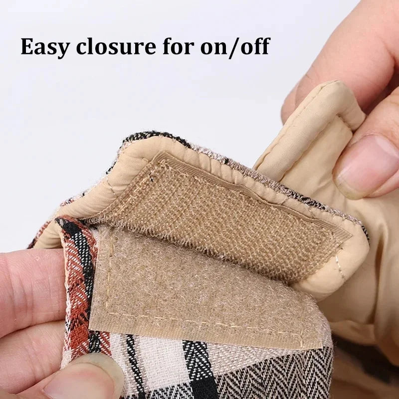 NONOR Winter Dog Jacket Waterproof Cozy Dog Clothes for Medium Large Dogs Warm Dog Coat French Bulldog Labrador Costume