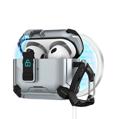 For AirPods 4 Generation Case Magnetic Automatic Lock with Phone Stand&Cleaning Kit for Airpods 4 with Active Noise Cancellation