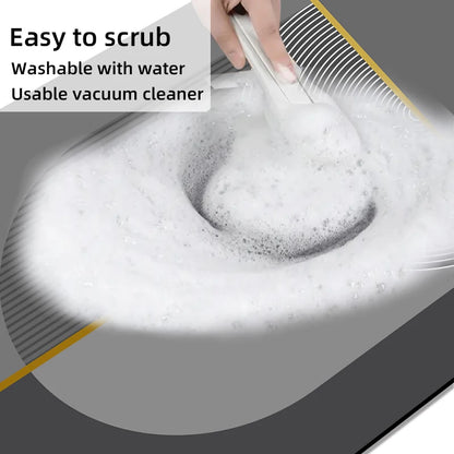 1 Elegant Style Diatomaceous Earth Material Machine Washable Rectangular Bathroom Mat, Absorbent Pad, and Entrance Door Mat