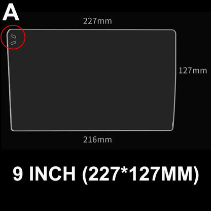Tempered Glass Screen Protector for 9"/9.7"/10.1" SINOSMART Android Head Units – Anti-Fingerprint, Explosion-Proof (Add-on Only)