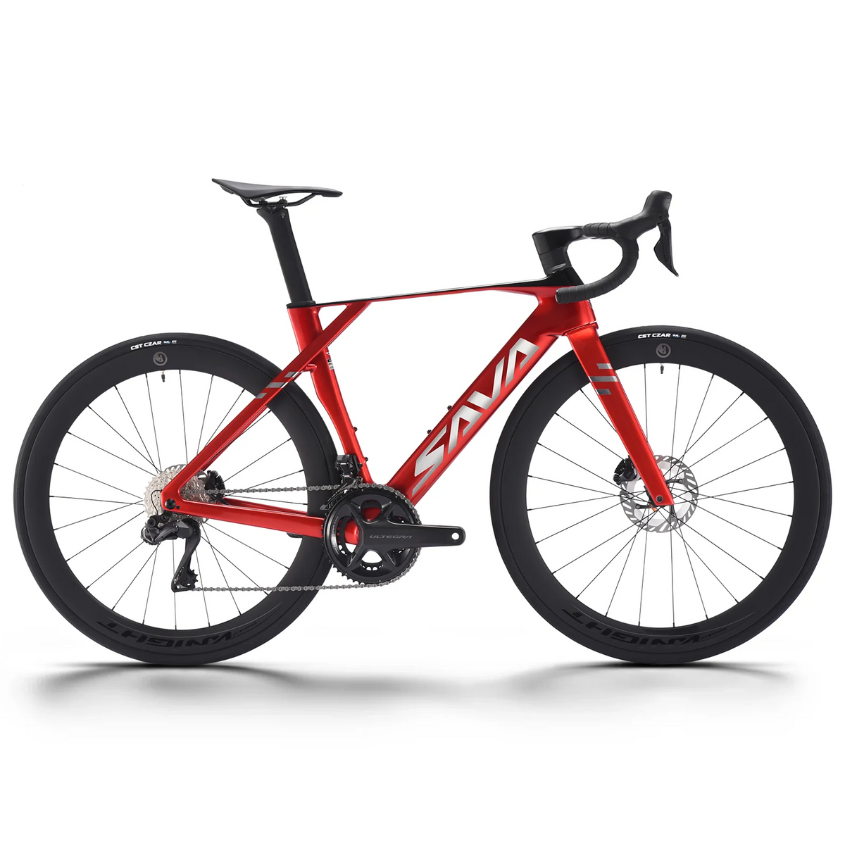 SAVA SLR8 Full Carbon Fiber E-Shift Road Bike with SHIMAN0 ULTEGRA 8170 Di2 Kit Cyclocross Road Bike Racer