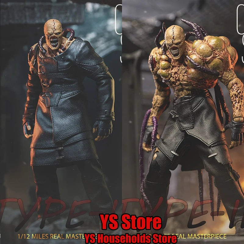 Patriot Studio 2 Versions 1/12 Classic Tracker Old Snaker Scar Face Monster Mutant Action Figure Collection Game Fans Gifts
