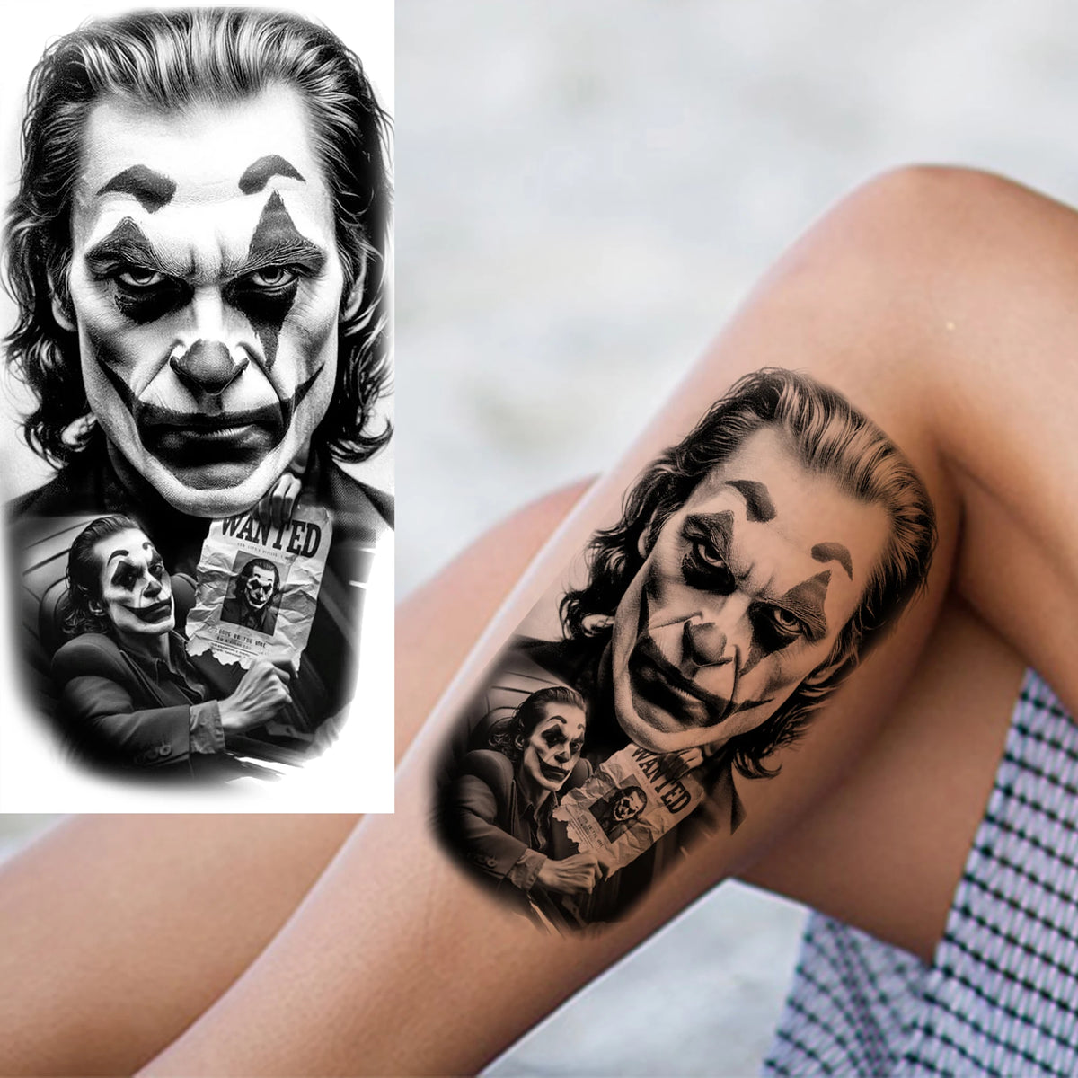 1 Sheets Chicano Prison Gangster Temporary Tattoos For Women Men Adults Fake Tattoo Sticker Water Transfer Self Adhesive Arm Leg