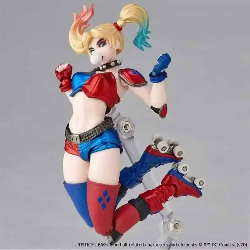 15cm Harleey Quinn Action Figure Yamaguchi Haley Quinn Joker Joint Movable Figure Harleen Quinzel Model Pvc Collection Toys
