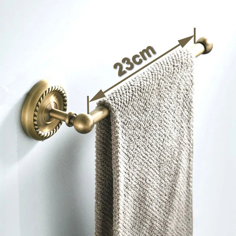 Solid brass Bathroom Accessories Set,Robe hook,Paper Holder,Towel Bar,Soap basket,bathroom sets,YT-12200-A