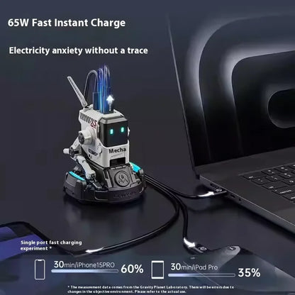 GravaStar Alpha65 65W GaN Charger Dog Nitrogen Design Fast Type C Wall Plug for iPhone Huawei Xiaomi Android Phones