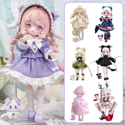 In Stock The Luluelf Story Series 1/12 BJD Movable Joint Doll Blind Box Mystery Box Action Anime Figure Dress-up toys Gift