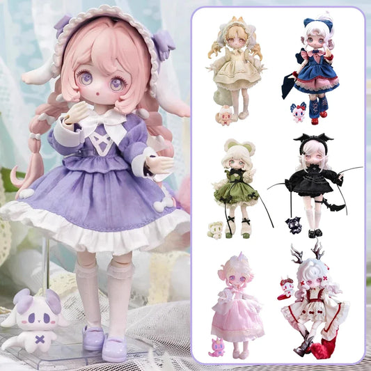 In Stock The Luluelf Story Series 1/12 BJD Movable Joint Doll Blind Box Mystery Box Action Anime Figure Dress-up toys Gift