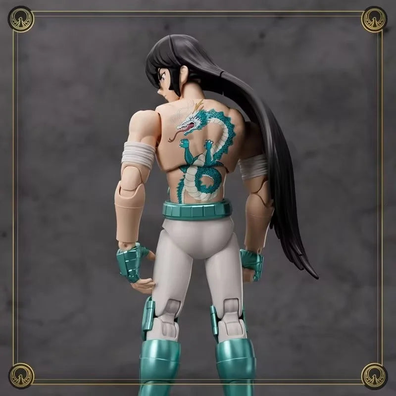 Blokees Saint Seiya Dragon Shiryu Superior Version Assemble Action Figure Model Collectible Anime Hobby Toy