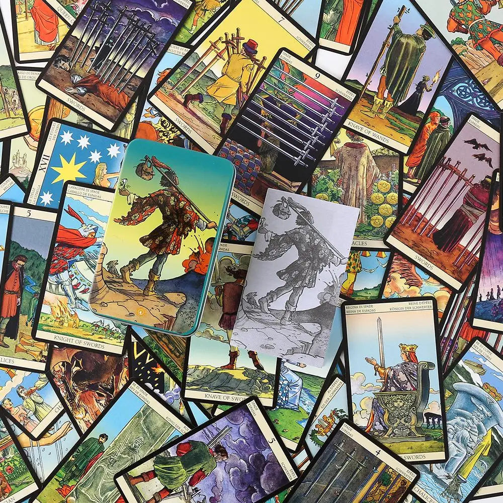 10*6 cm New Vision Tarot in A Tin